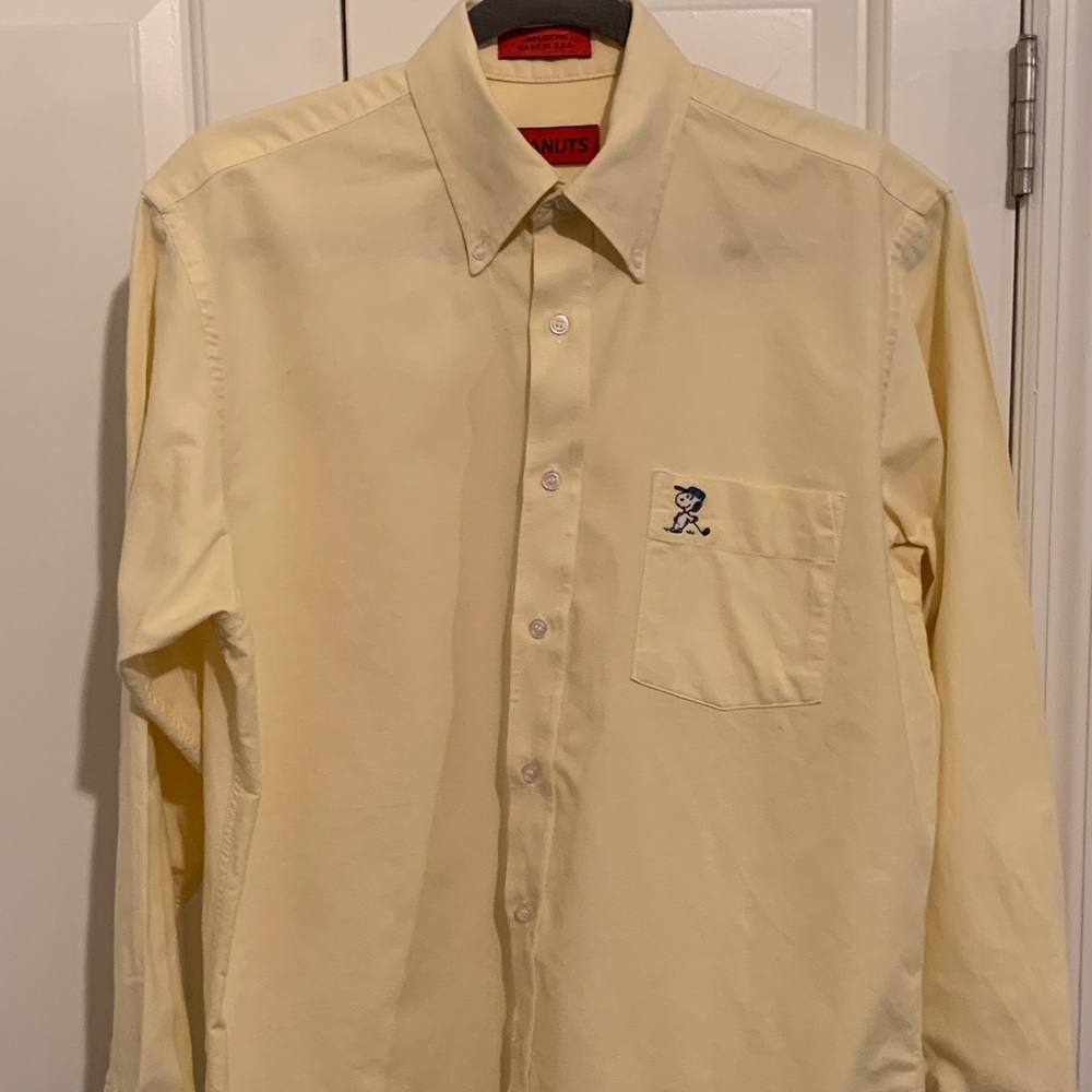 Peanuts Snoopy Long Sleeve Bhutto Up Shirt